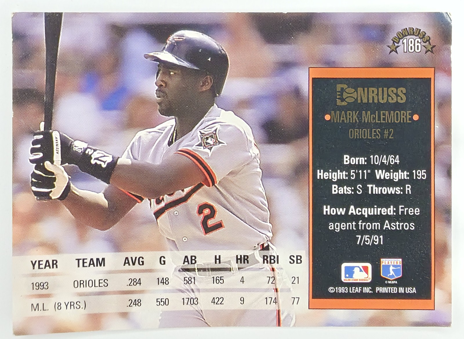 Mark McLemore back