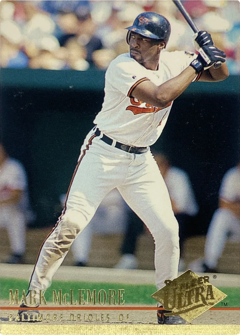 1994 Fleer Ultra Mark McLemore #4 Baltimore Orioles front