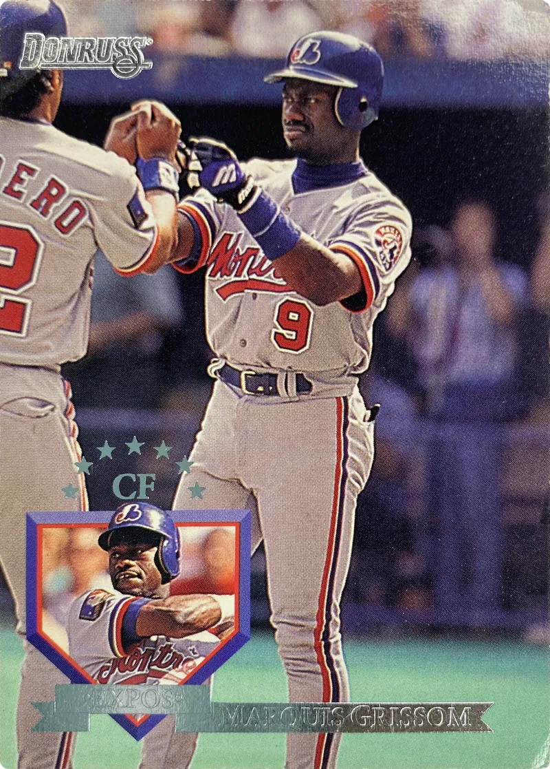 1995 Donruss Marquis Grissom #251 Montreal Expos front