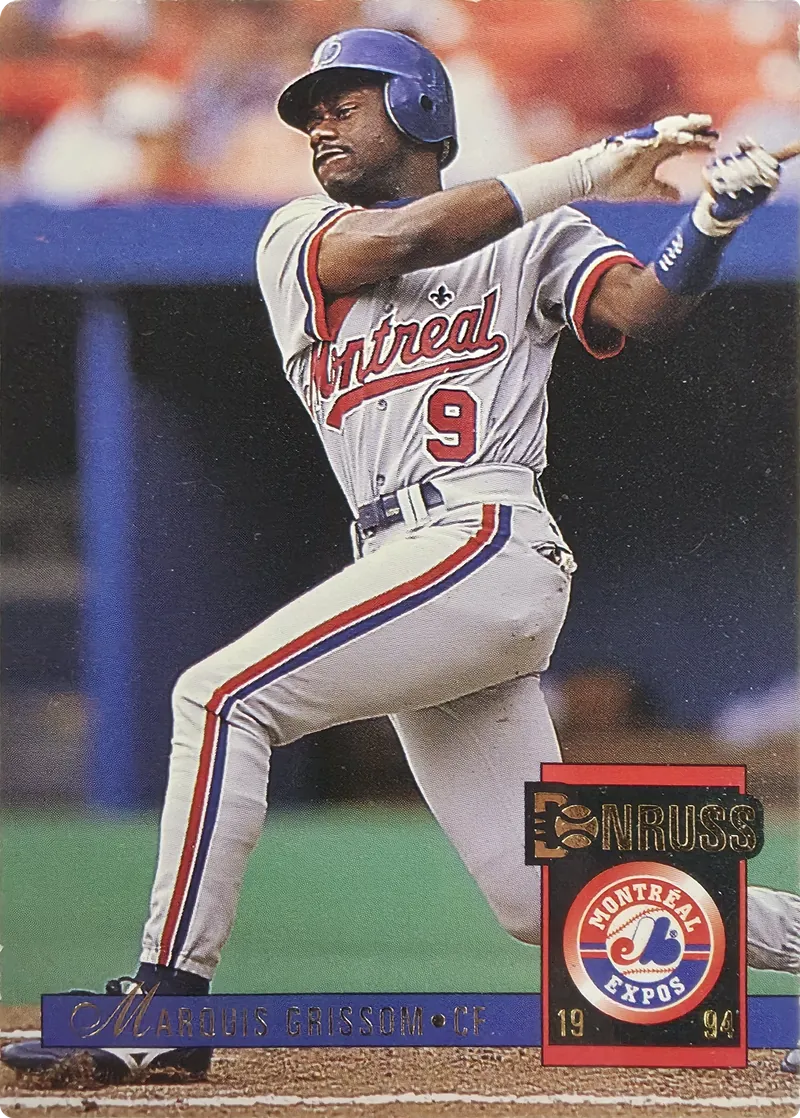 1994 Donruss Marquis Grissom #37 Montreal Expos, front