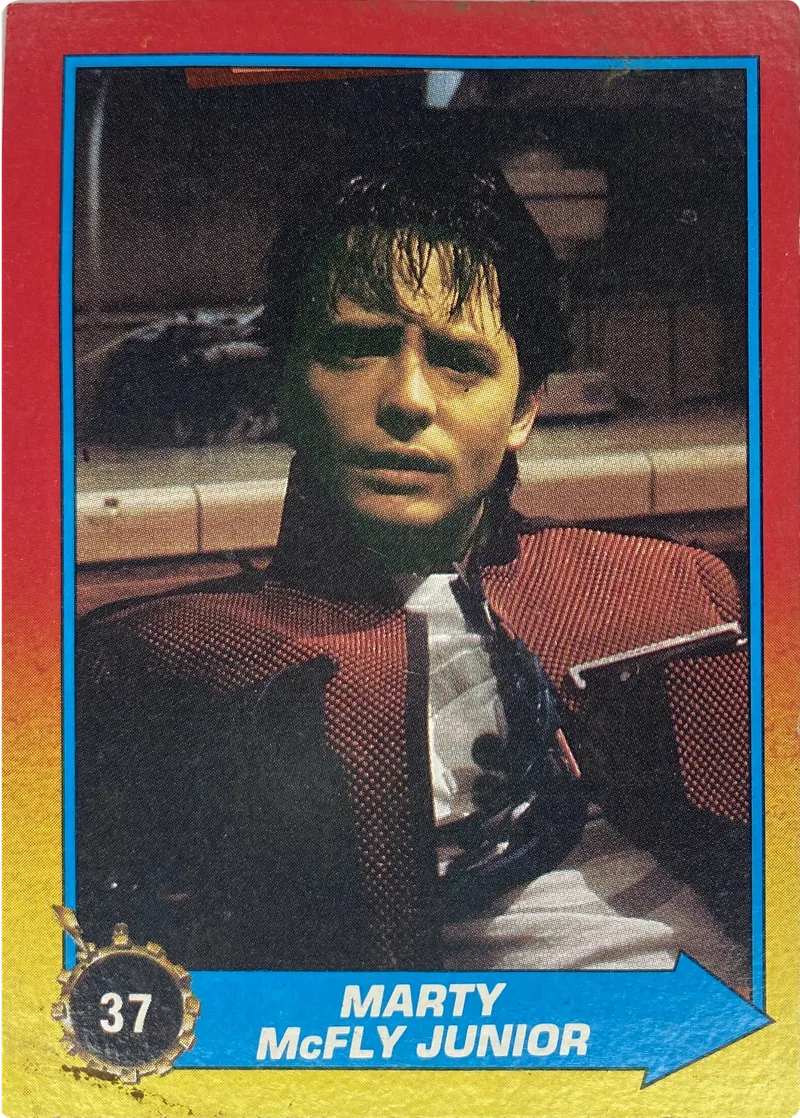 1989 Topps Back to the Future Part II Marty McFly Junior #37 front