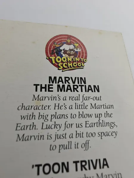 Marvin the Martian 'Toon In To School card photo 5