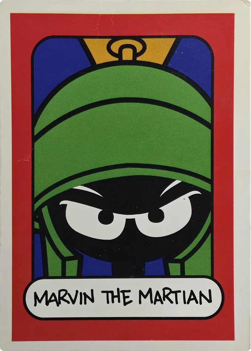 Marvin the Martian 'Toon In To School card front