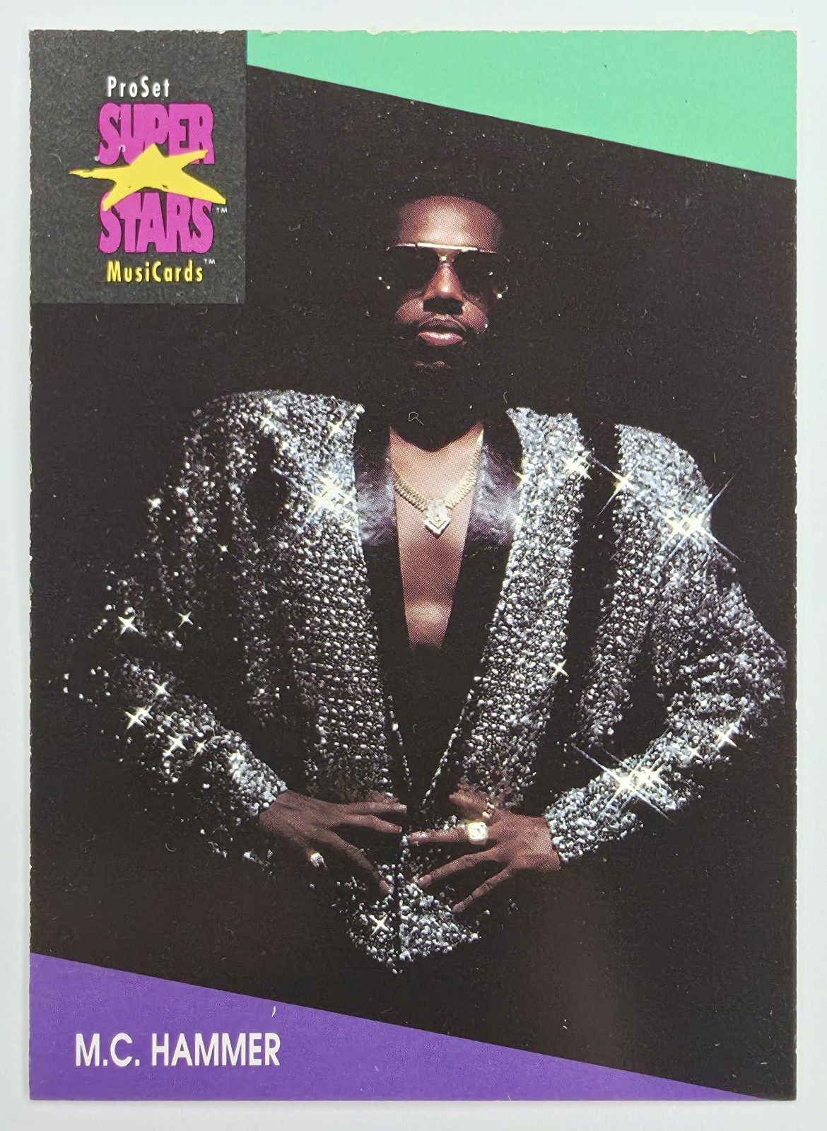 1991 Pro Set SuperStars MusiCards M.C. Hammer #123 front