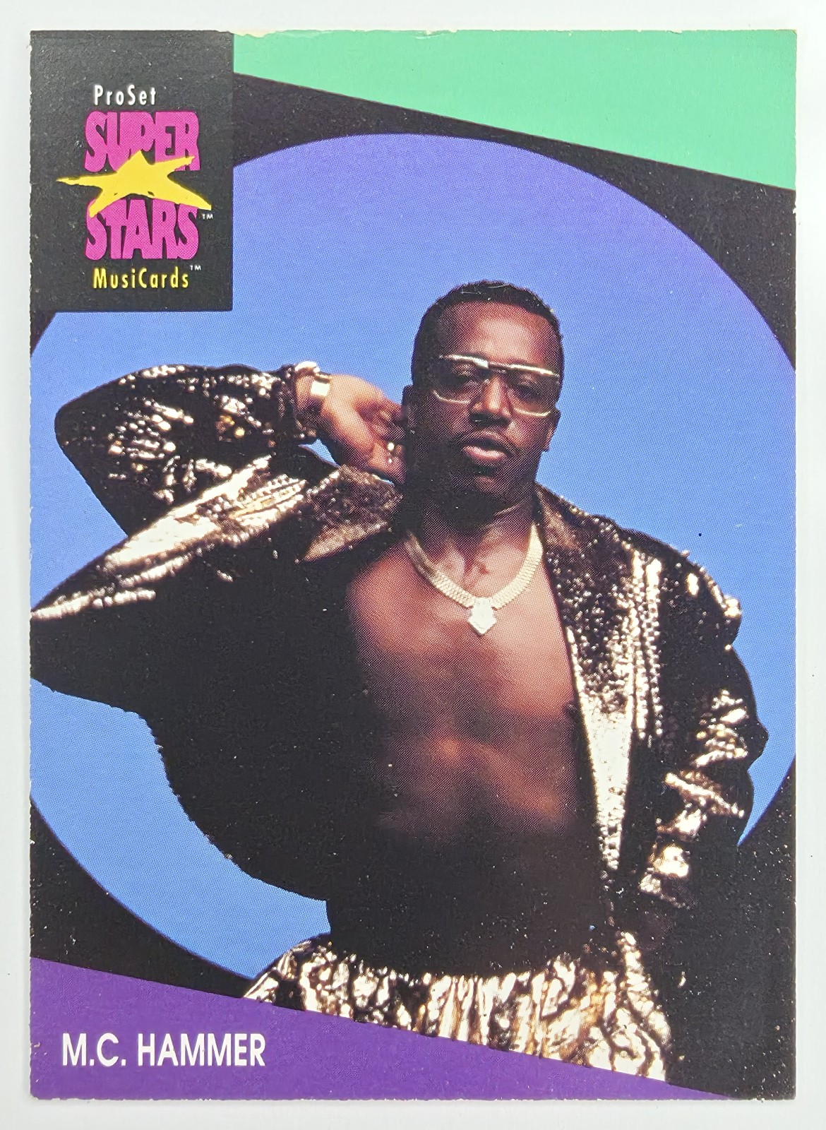1991 Pro Set SuperStars MusiCards M.C. Hammer #125 front