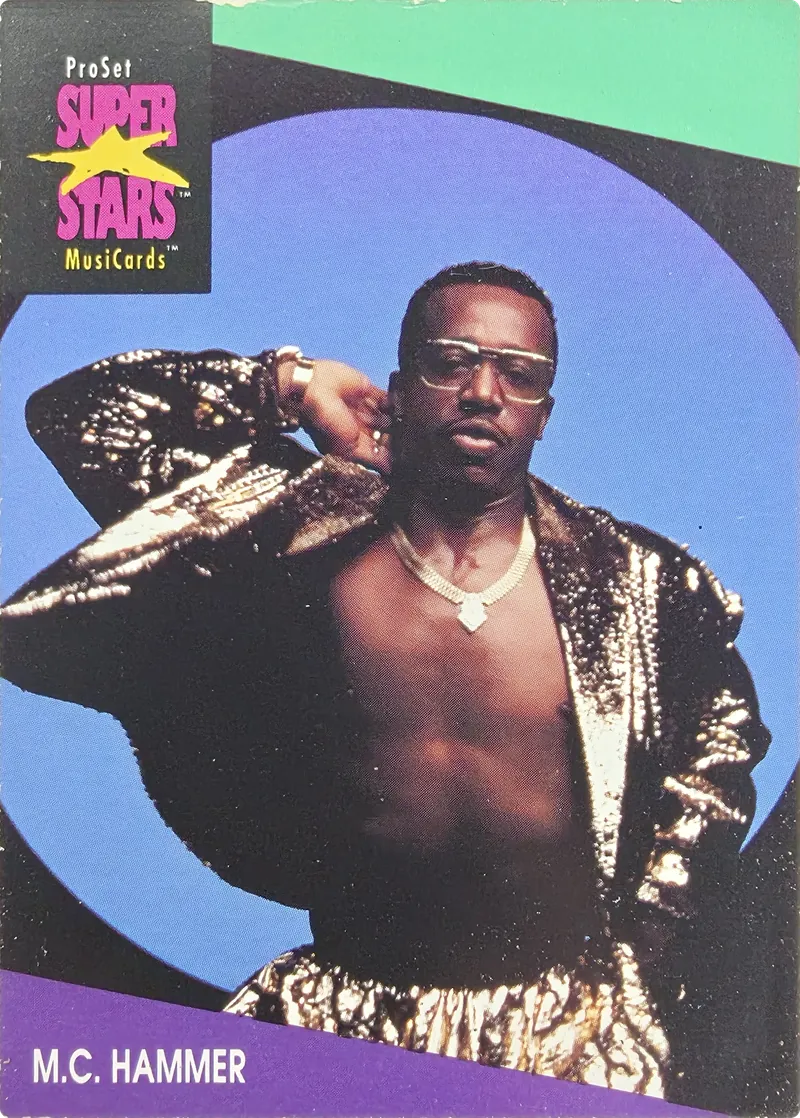 1991 Pro Set SuperStars MusiCards M.C. Hammer #125 front