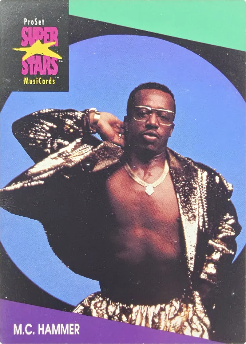 1991 Pro Set SuperStars MusiCards M.C. Hammer #125 front