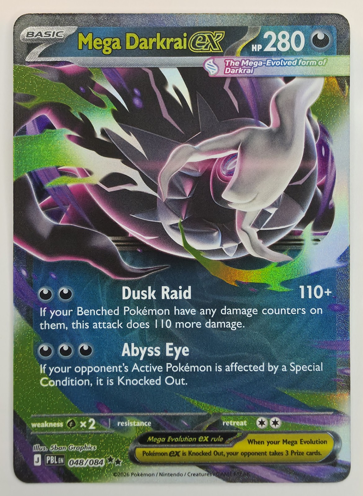 Mega Darkrai ex front
