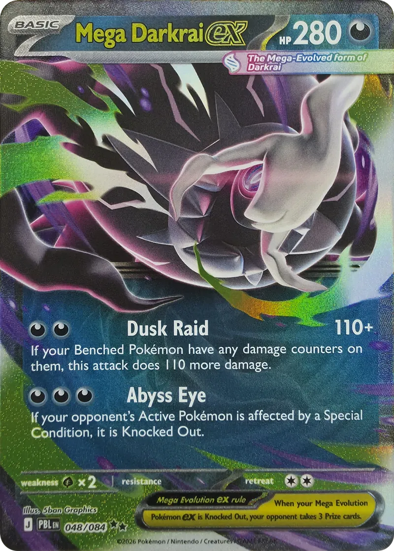 Mega Darkrai ex front