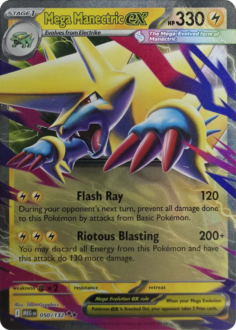 Mega Manectric ex front