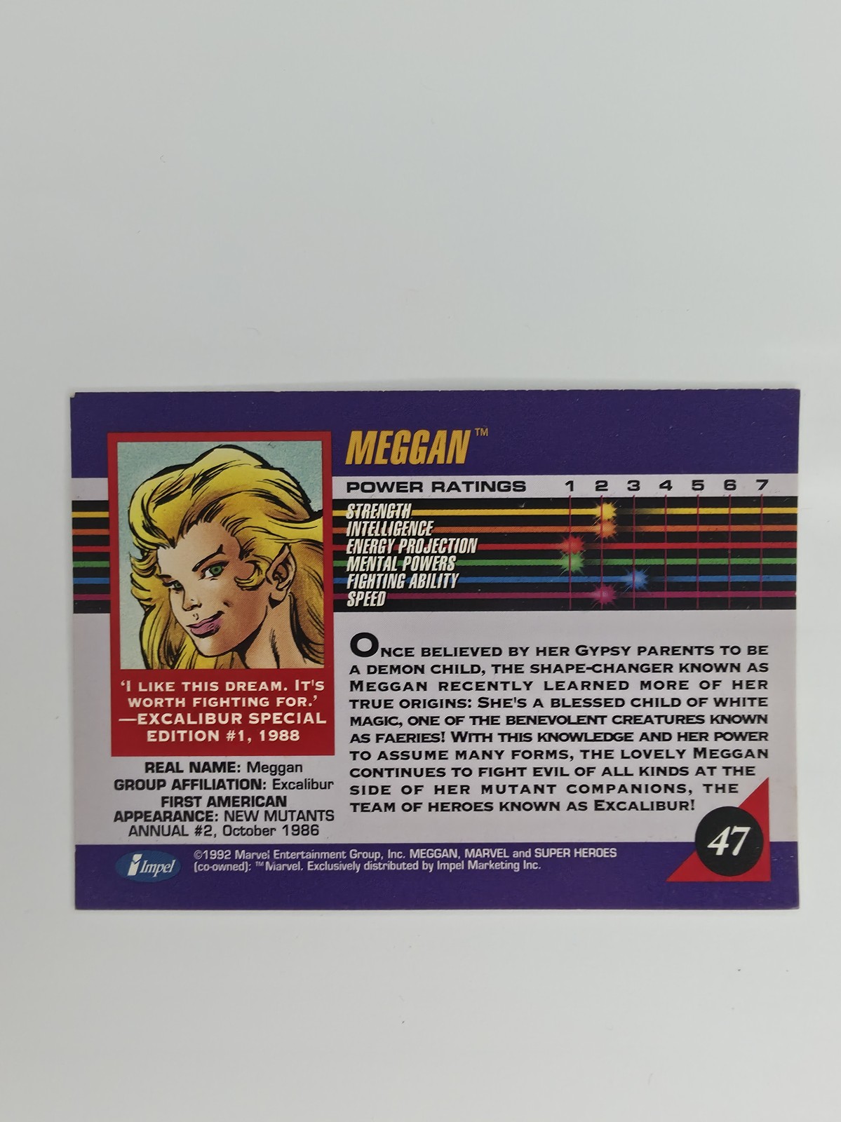 Meggan #47 back
