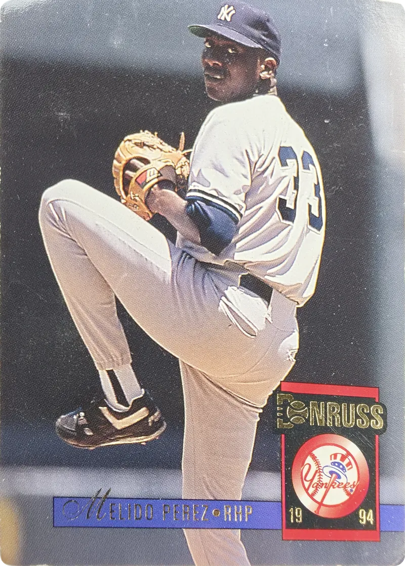 1994 Donruss Melido Perez #476 New York Yankees, front