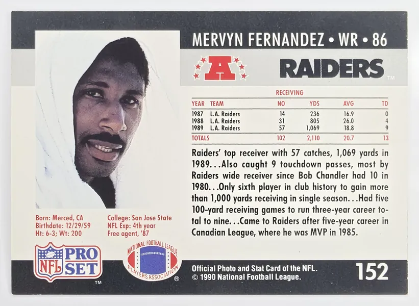 Mervyn Fernandez back