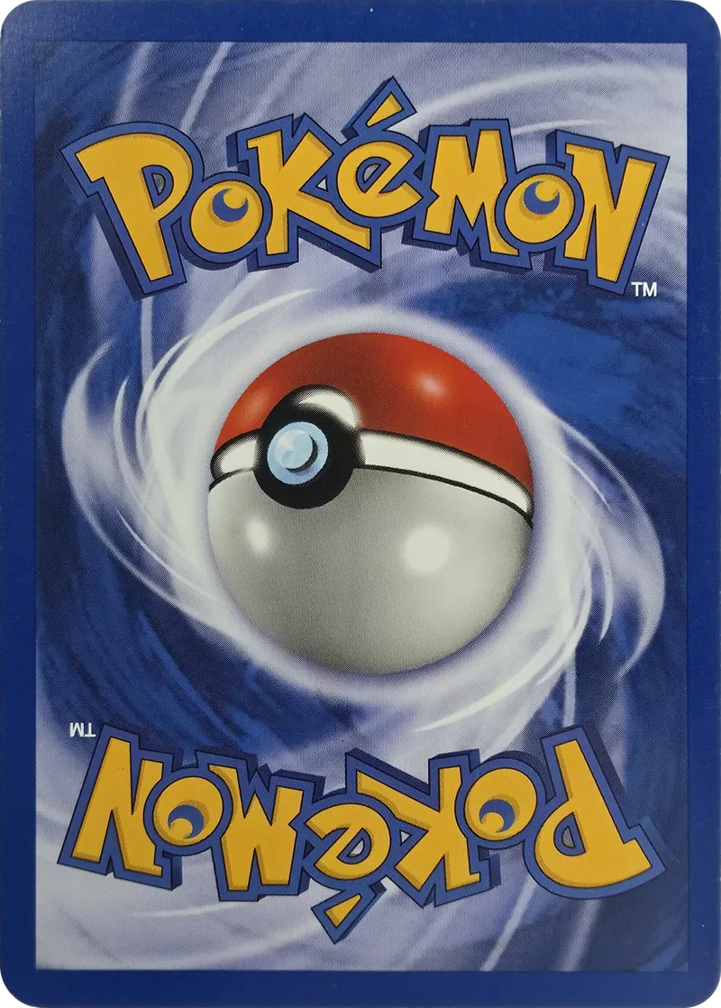 2000 Pokemon Neo Genesis Metal Energy #19/111 Unlimited Holo Rare, back