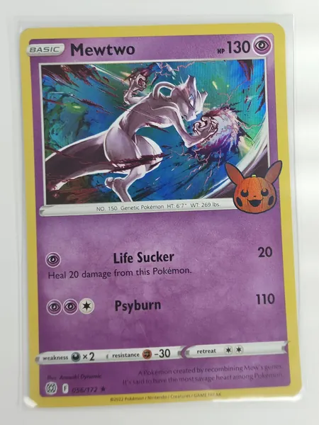 Mewtwo sleeved front