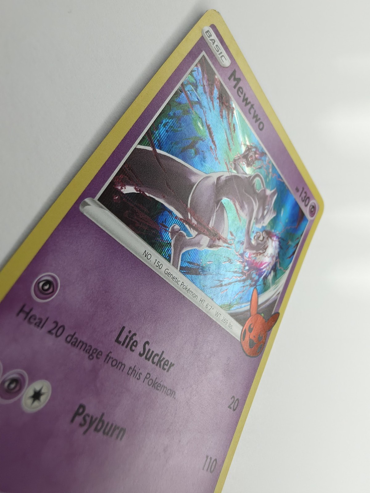Mewtwo holo angle