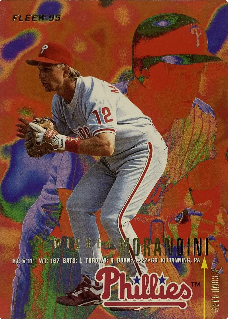 1995 Fleer Mickey Morandini #401 Philadelphia Phillies front