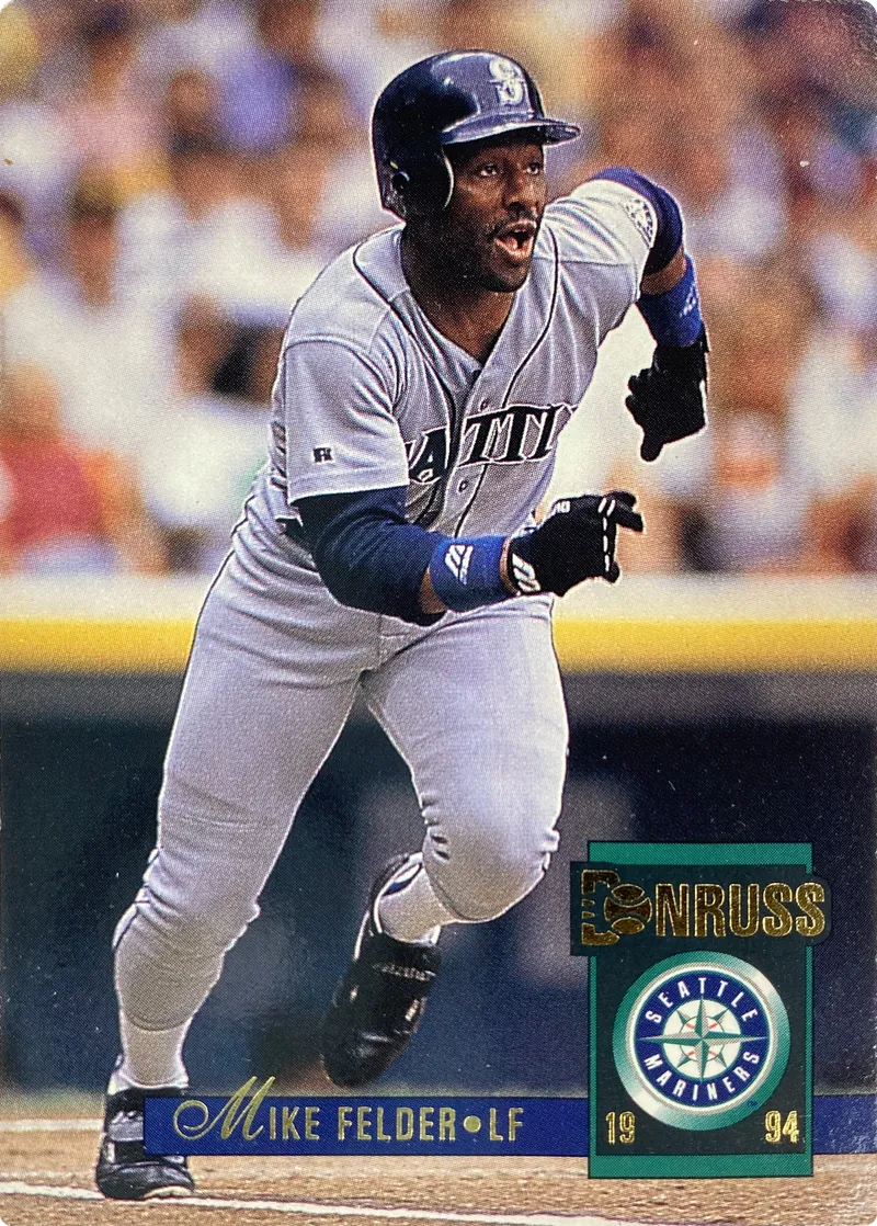 1994 Donruss Mike Felder #155 Seattle Mariners front