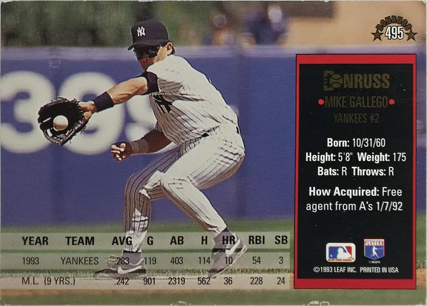 Mike Gallego back