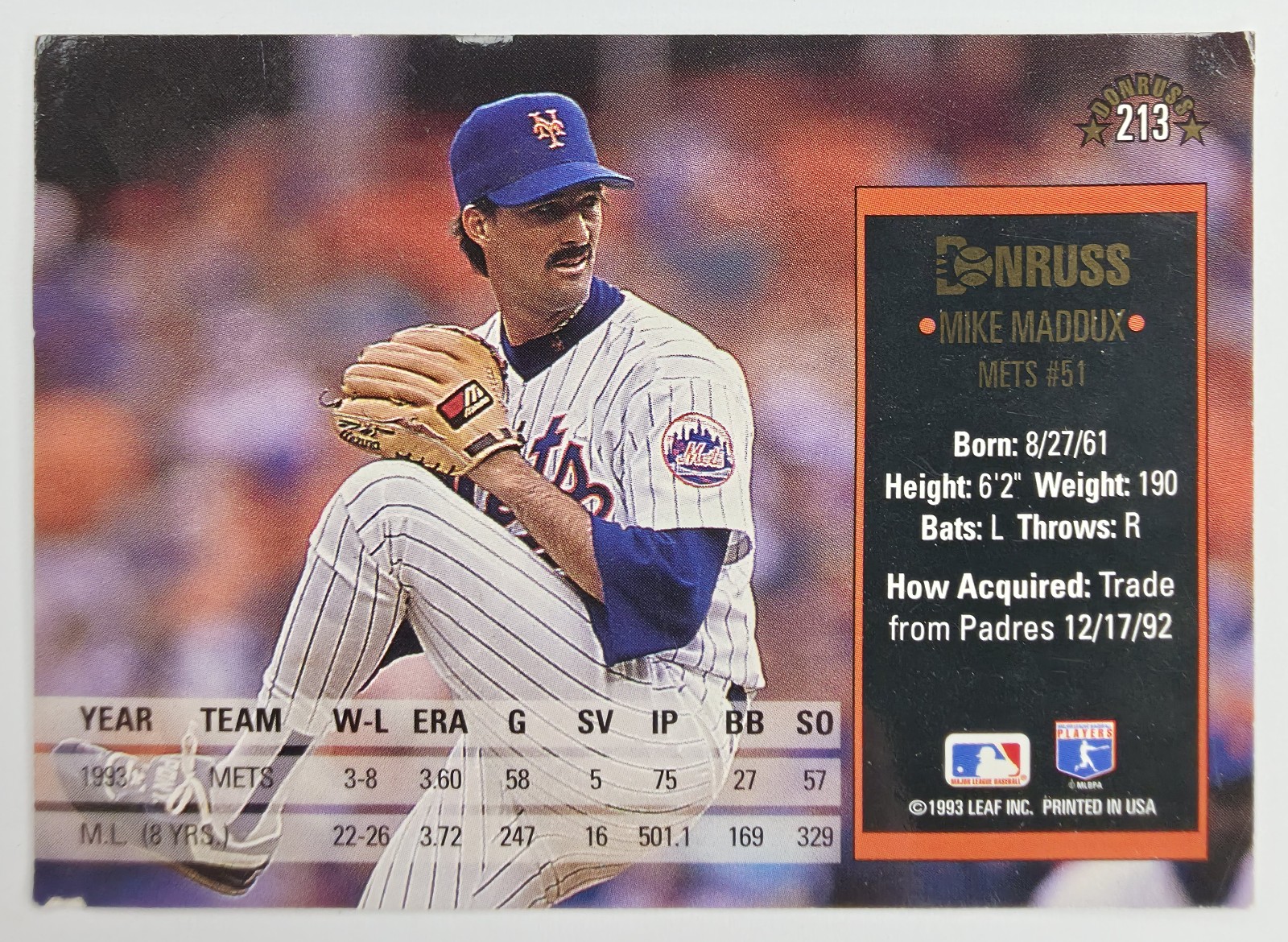 Mike Maddux back