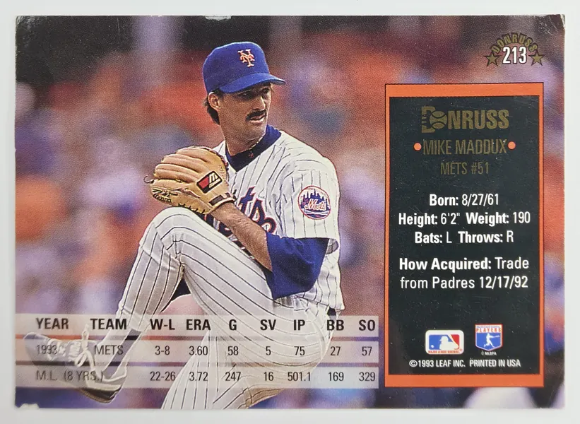 Mike Maddux back