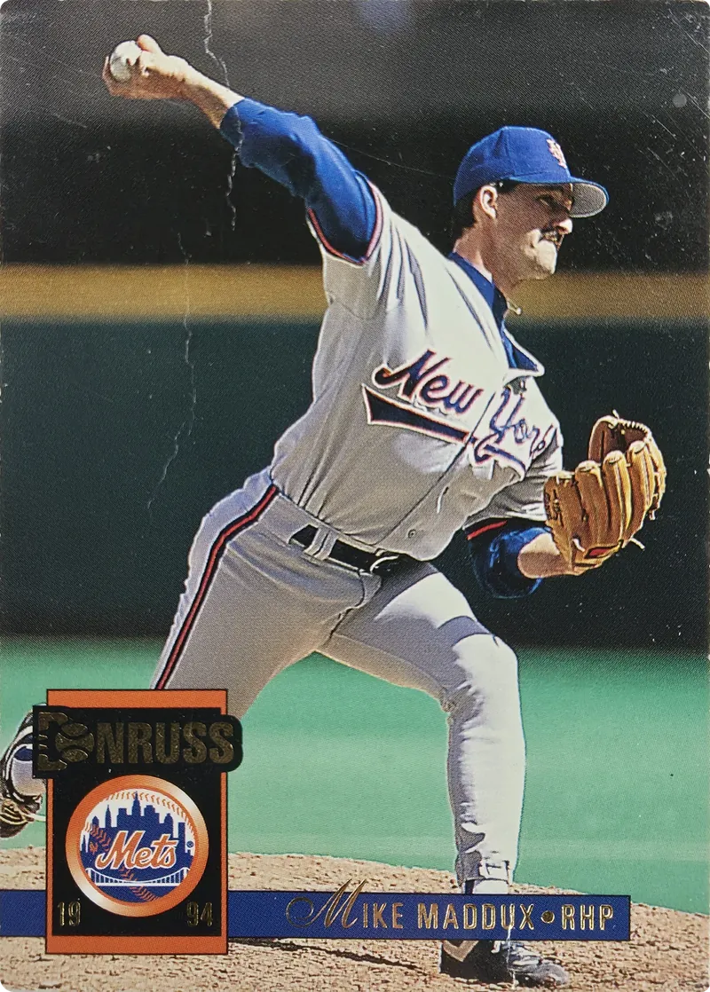 1994 Donruss Mike Maddux #213 New York Mets, front