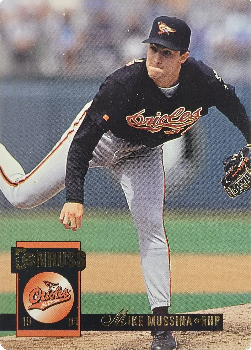 1994 Donruss Mike Mussina #331 Baltimore Orioles Hall of Famer, front