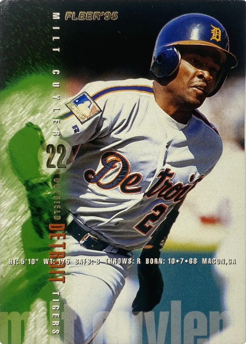1995 Fleer Milt Cuyler #46 Detroit Tigers front