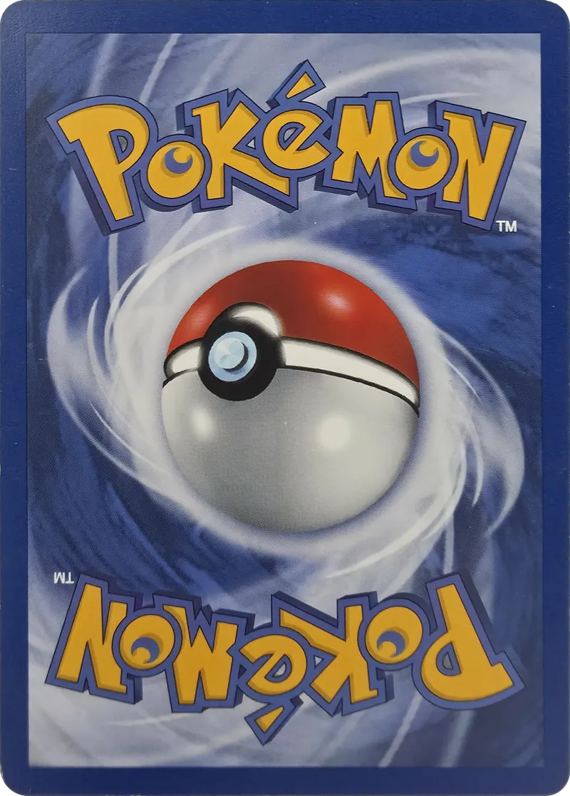 2000 Pokemon Wizards Black Star Promo Moltres #21, back