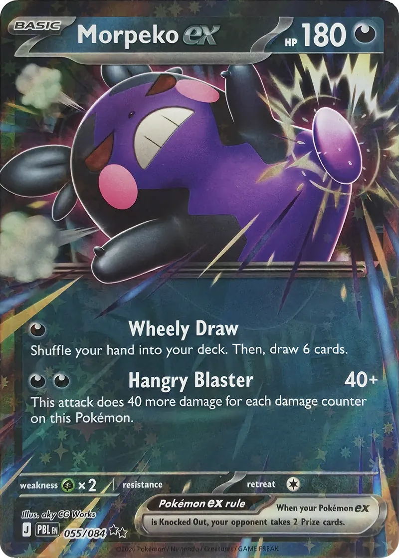 Morpeko ex #055/084, front
