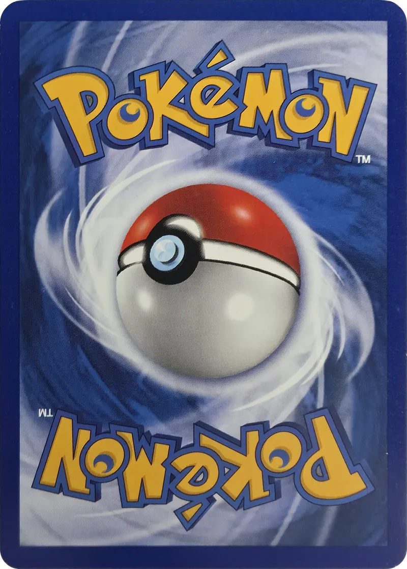 1999 Pokemon Fossil Mysterious Fossil #62/62 Unlimited, back