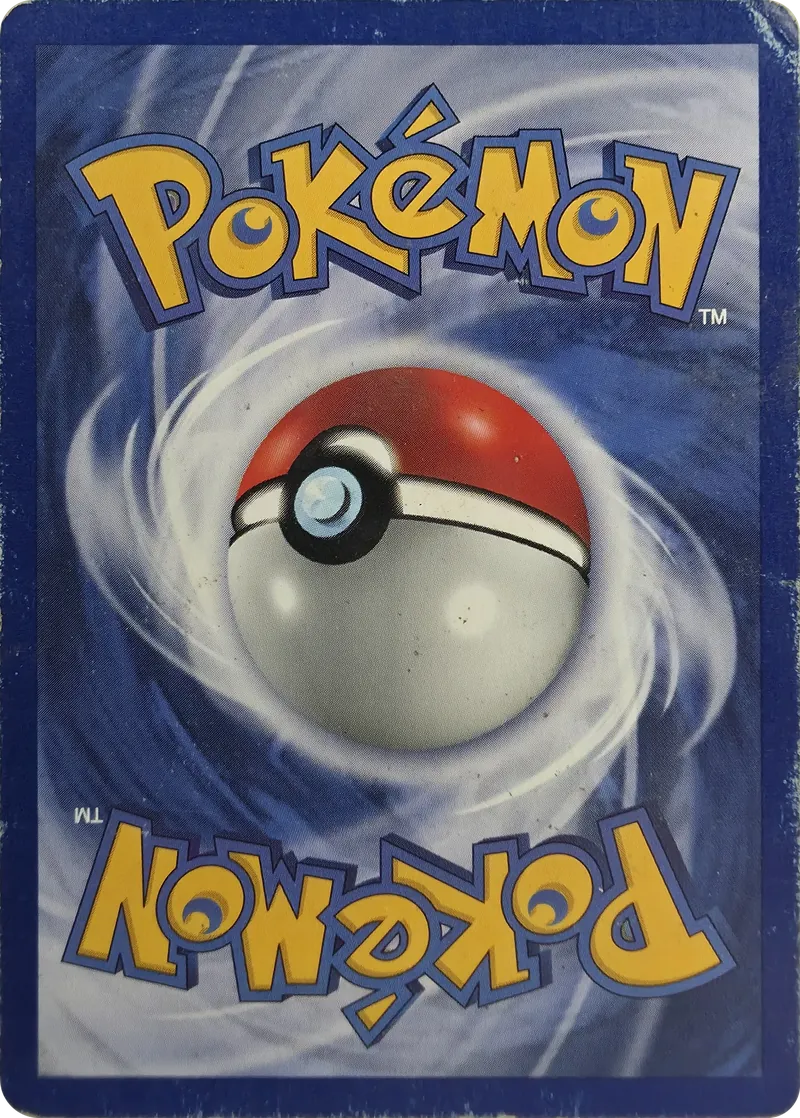 1999 Pokemon Base Set Onix #56/102 Shadowless Common, back