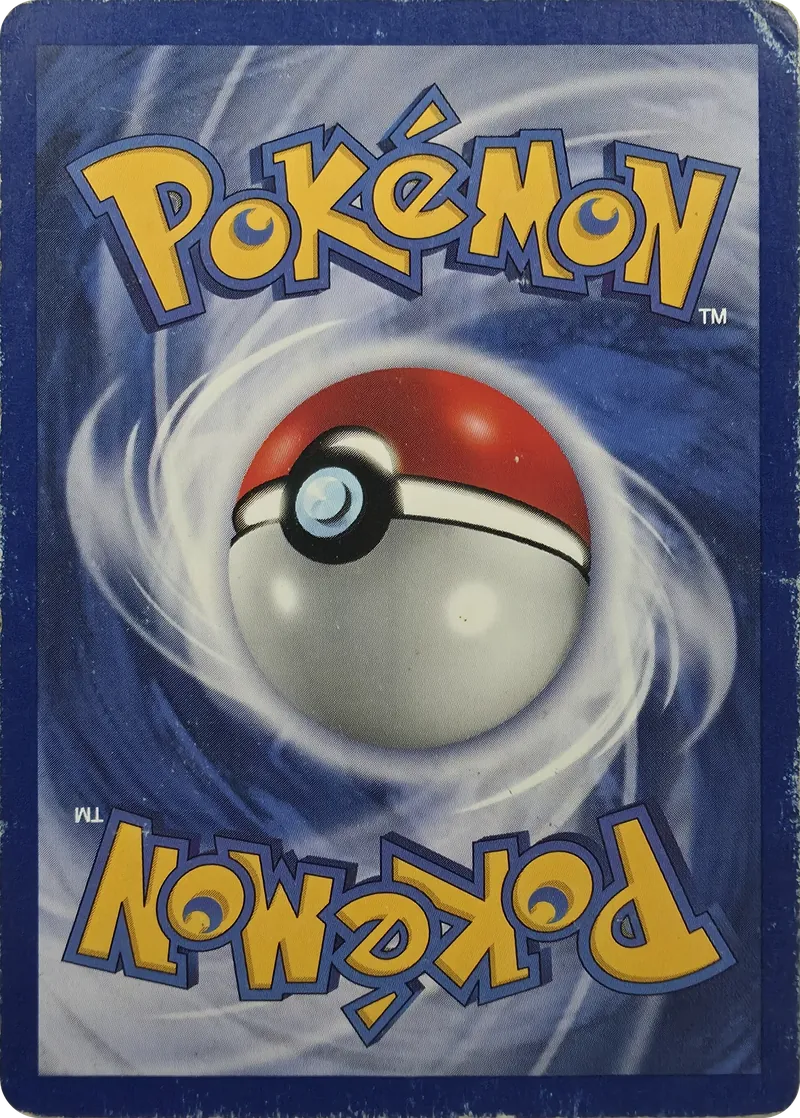 1999 Pokemon Base Set Onix #56/102 Shadowless Common, back