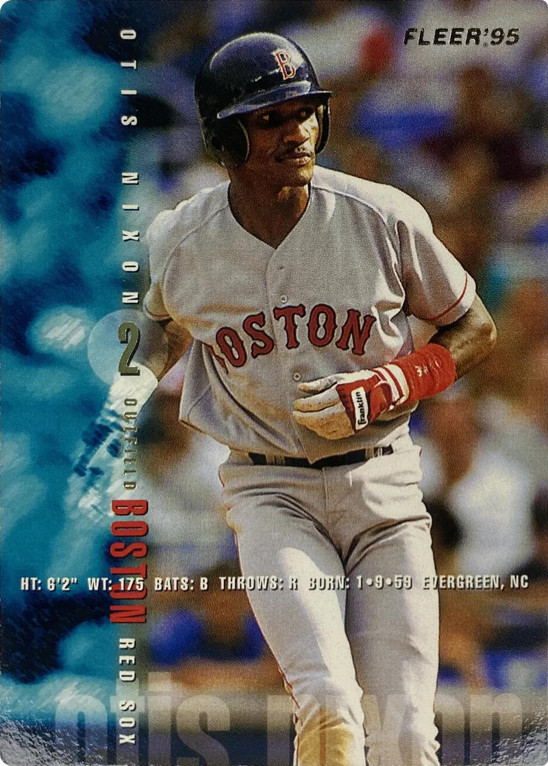 1995 Fleer Otis Nixon #36 Boston Red Sox front