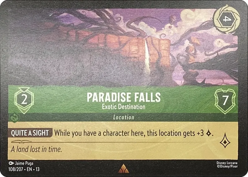 Paradise Falls - Exotic Destination #108/207