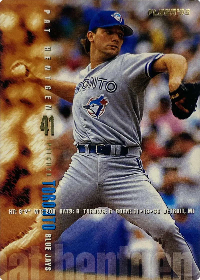 1995 Fleer Pat Hentgen #97 Toronto Blue Jays front