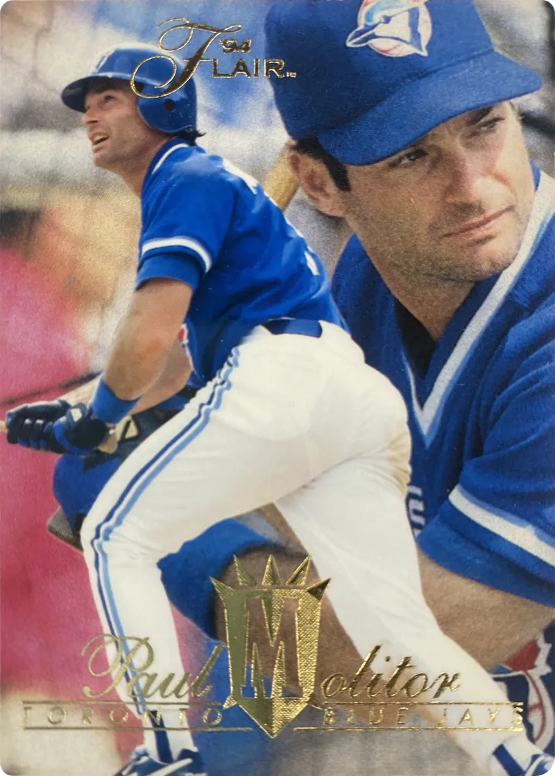 1994 Flair Paul Molitor #119 Toronto Blue Jays front