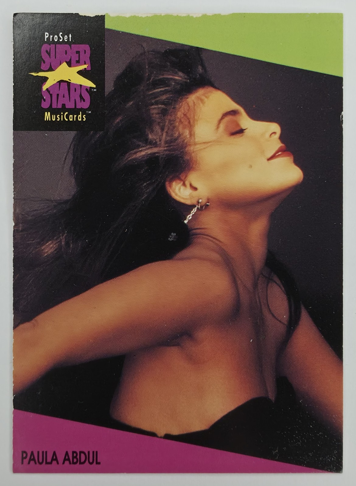 1991 Pro Set SuperStars MusiCards Paula Abdul #26 front