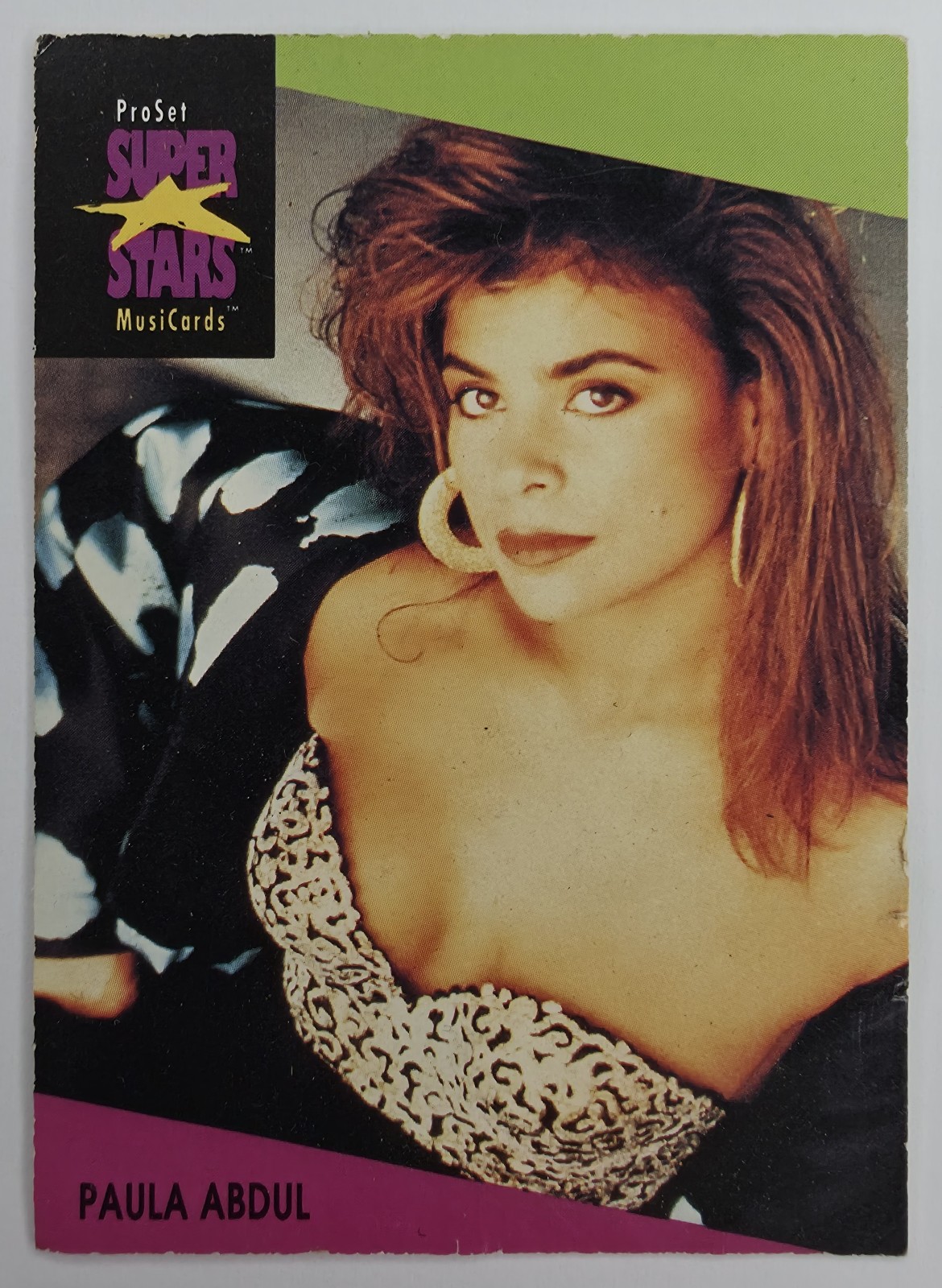1991 Pro Set SuperStars MusiCards Paula Abdul #27 front