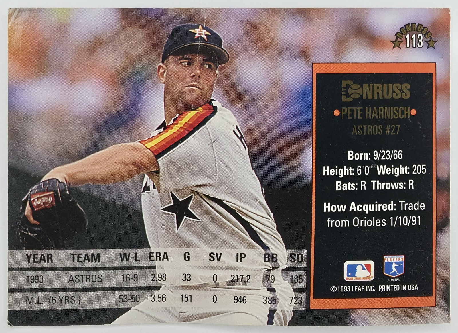 Pete Harnisch back