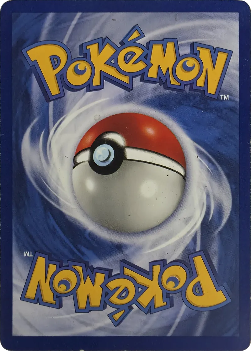 1999 Pokemon Base Set Pokemon Center #85/102 Unlimited Uncommon, back
