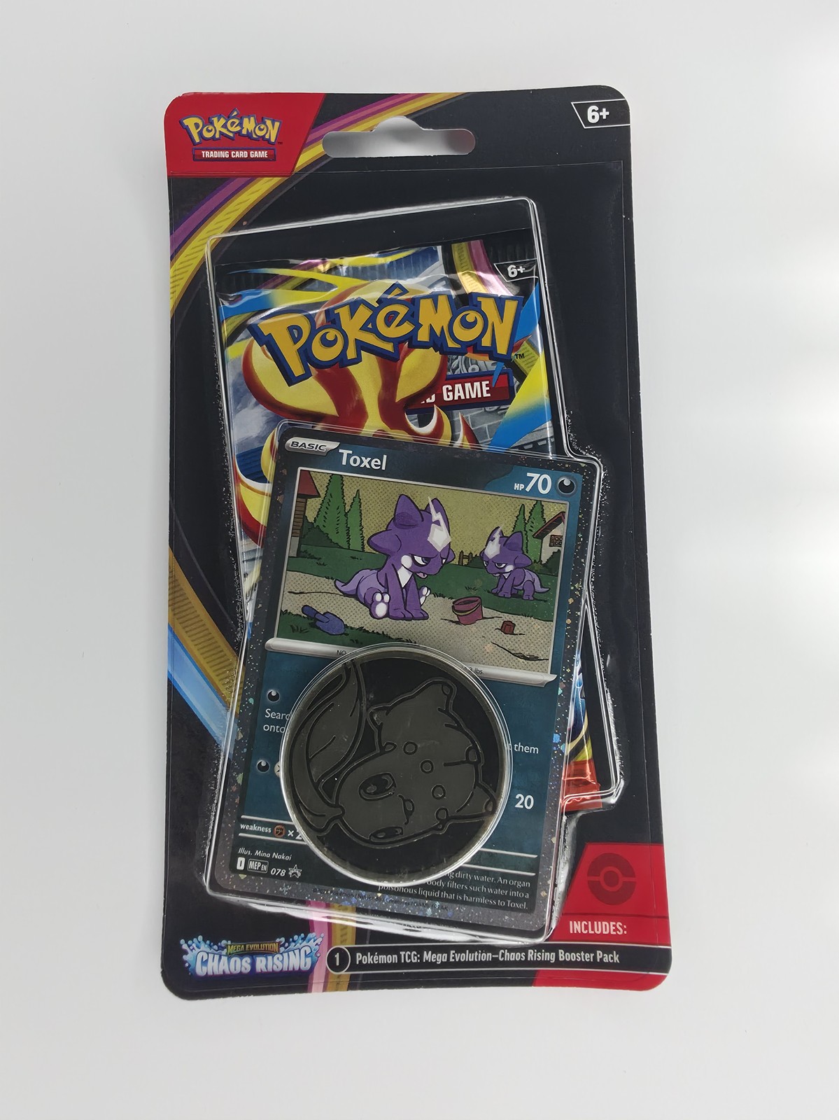 Pokemon TCG Mega Evolution Chaos Rising Single Pack Blister, front