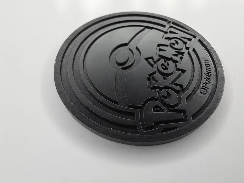 Chikorita coin back, angled