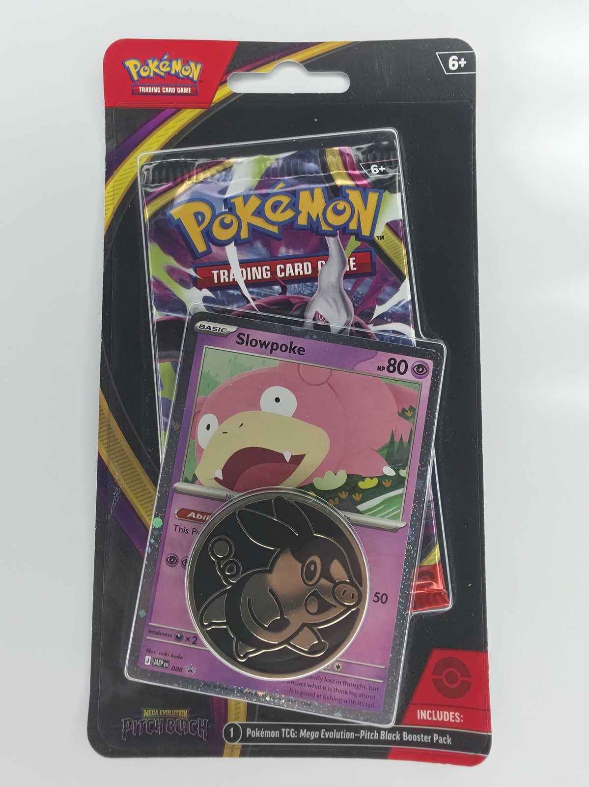 Pokemon TCG Mega Evolution Pitch Black Single Pack Blister, front
