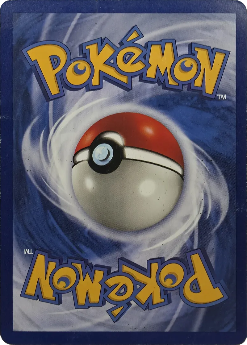 1999 Pokemon Base Set Porygon #39/102 Shadowless Uncommon, back