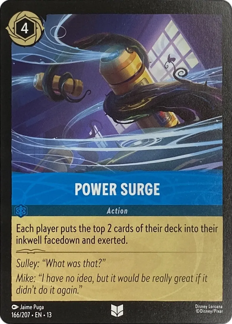 2026 Disney Lorcana Attack of the Vine! Power Surge #166/207 Uncommon front