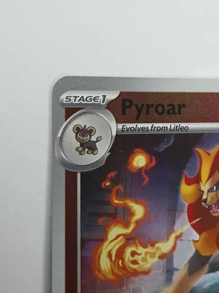 Pyroar front corner