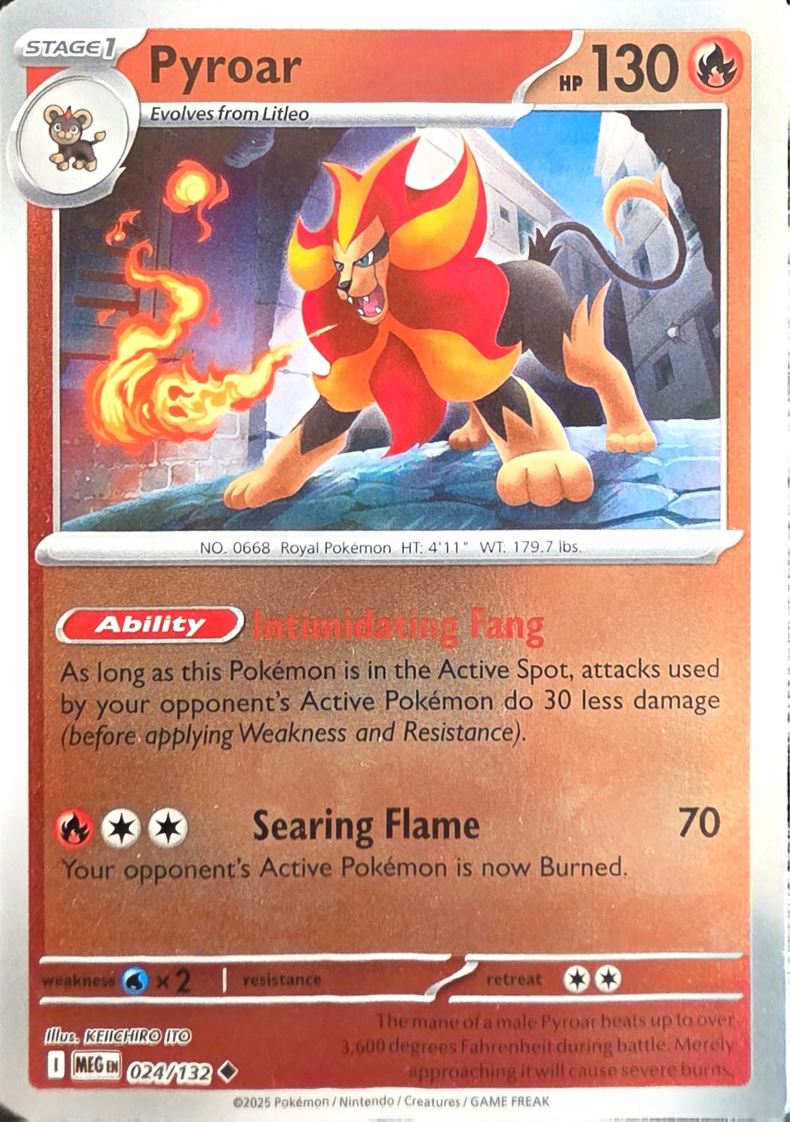 Pyroar front