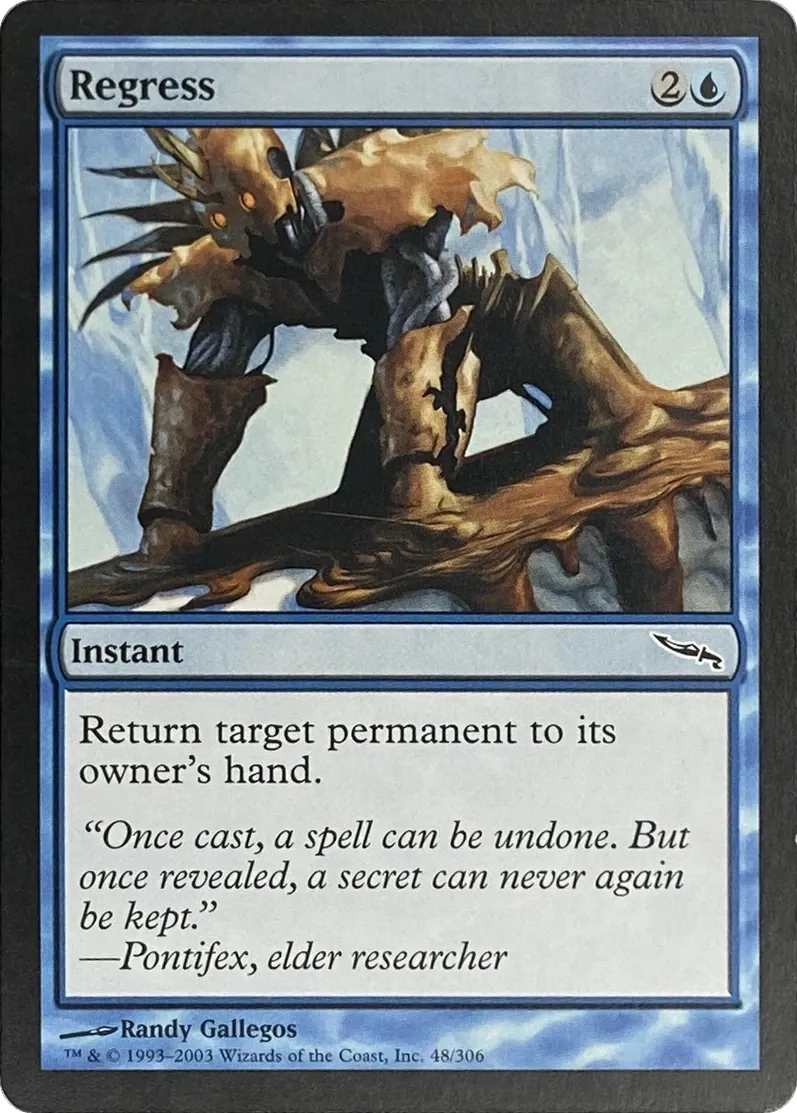 2003 Magic: The Gathering Mirrodin Regress #48/306 Common front