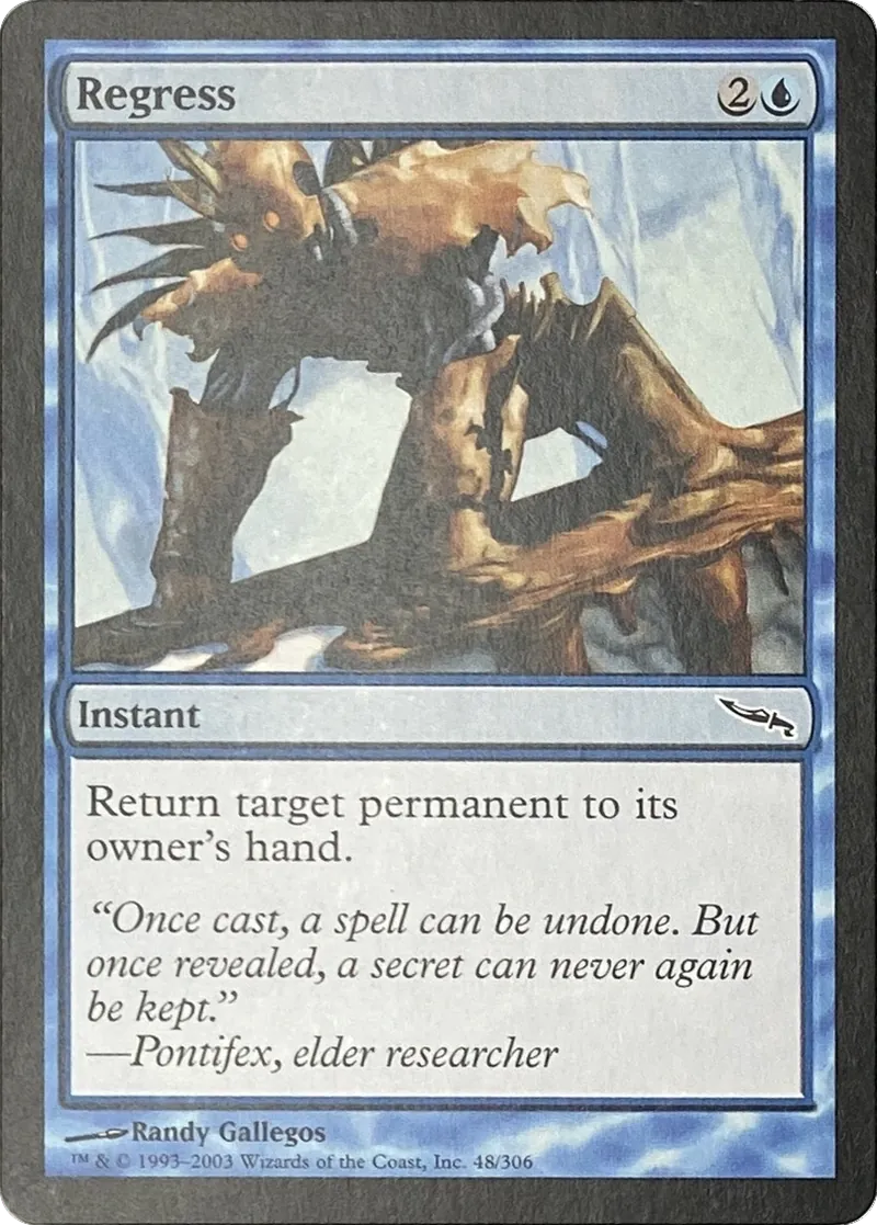 2003 Magic: The Gathering Mirrodin Regress #48/306 Common front